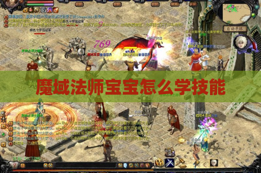 魔域法师宝宝怎么学技能