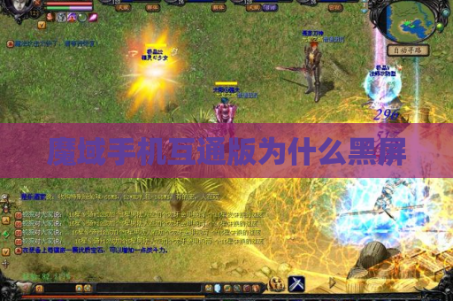 魔域手机互通版为什么黑屏