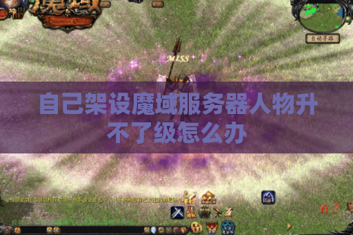 自己架设魔域服务器人物升不了级怎么办
