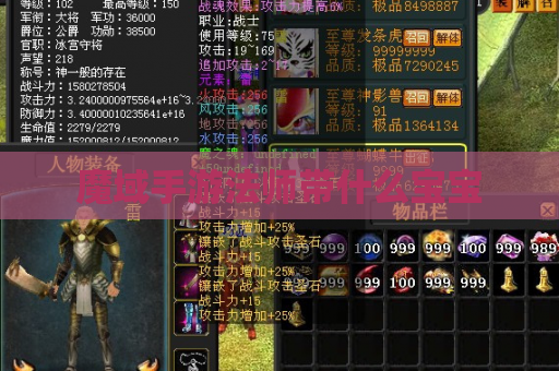 魔域手游法师带什么宝宝
