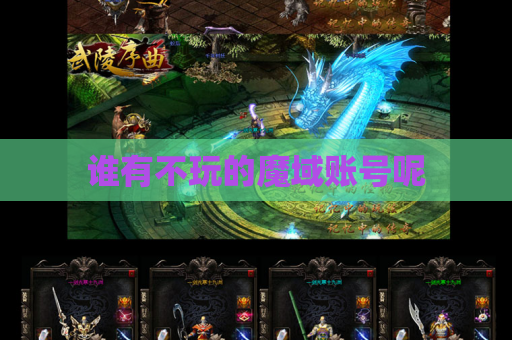 谁有不玩的魔域账号呢