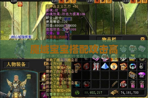 魔域宝宝搭配攻击高
